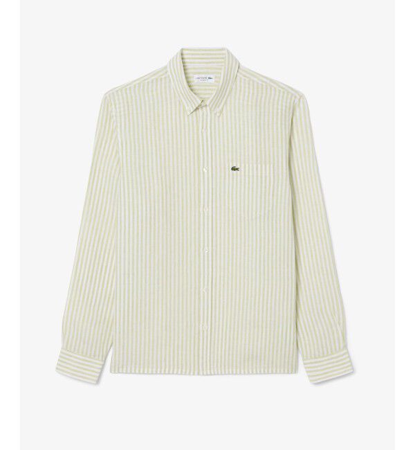LACOSTE「リネンストライプシャツ」|シャツ・ブラウス|