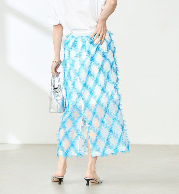 NOLLEY'S「《セットアップ対応》KIRYUバイヤスカットジャガードスカート」|スカート|