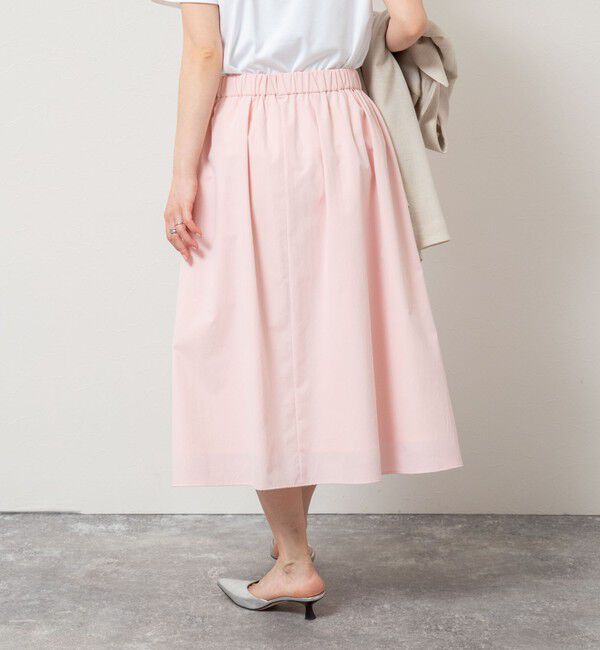 NOLLEY'S「ウォッシャブルライトウェザータック&ギャザースカート」|スカート|