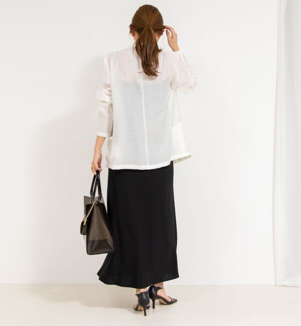 NOLLEY'S sophi「ウォッシャブルシアーシルクライトジャケット」|テーラードジャケット|