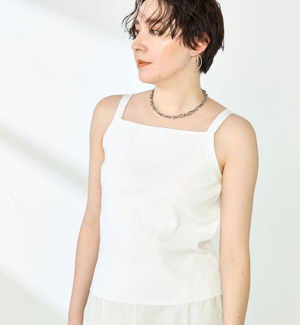 NOLLEY'S「《手洗い可能》総針オトナタンクトップ」|タンクトップ|