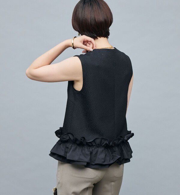 NOLLEY'S sophi「マトラッセ裾フリルジレ」|ベスト・ジレ|