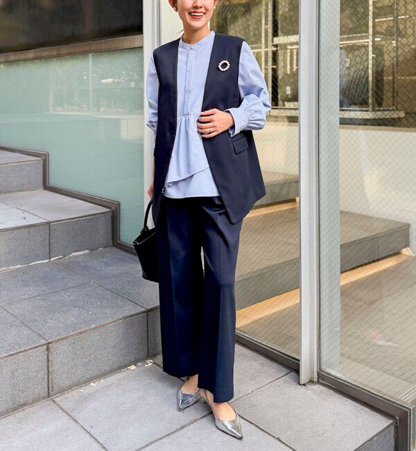 NOLLEY'S「ウォッシャブルイレギュラーヘムブラウス」|シャツ・ブラウス|