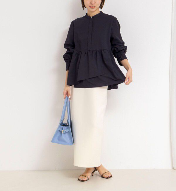NOLLEY'S「ウォッシャブルイレギュラーヘムブラウス」|シャツ・ブラウス|