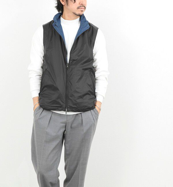 NOLLEY'S goodman「【TAION/タイオン】NON DOWN MILITARY R/S HI NECK VEST 26SS」|ベスト・ジレ|