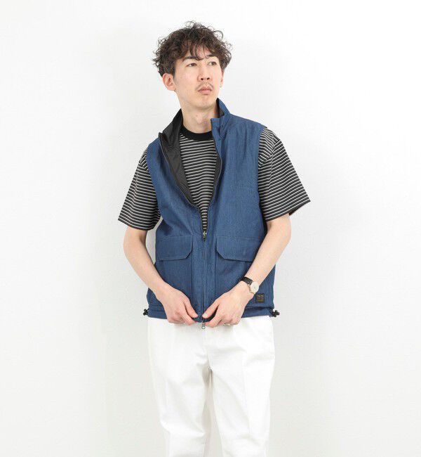 NOLLEY'S goodman「【TAION/タイオン】NON DOWN MILITARY R/S HI NECK VEST 26SS」|ベスト・ジレ|