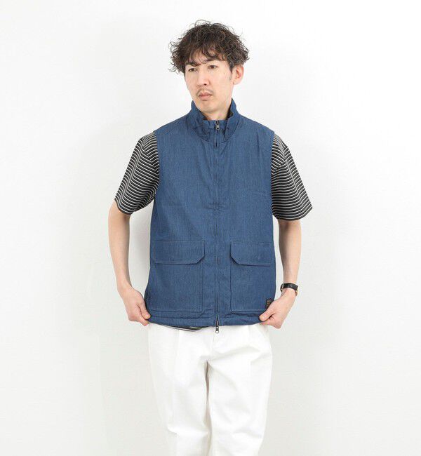 NOLLEY'S goodman「【TAION/タイオン】NON DOWN MILITARY R/S HI NECK VEST 26SS」|ベスト・ジレ|