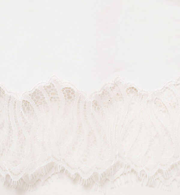NOLLEY'S「【WEB限定】ウォッシャブルヘムレースカットソー」|Tシャツ・カットソー|
