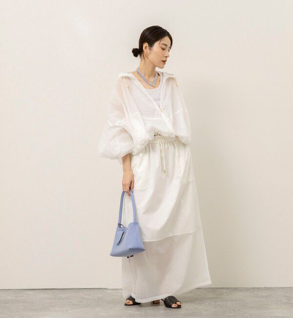 MAQWEL「《セットアップ対応》【MAQWEL/マクウェル】ウォッシャブルシアーブルゾン」|ブルゾン・スタジャン|