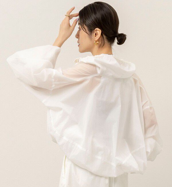 MAQWEL「《セットアップ対応》【MAQWEL/マクウェル】ウォッシャブルシアーブルゾン」|ブルゾン・スタジャン|