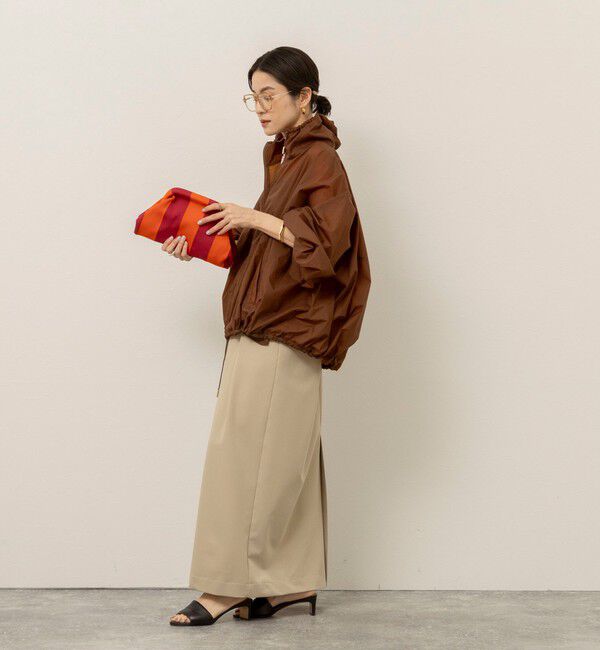 MAQWEL「《セットアップ対応》【MAQWEL/マクウェル】ウォッシャブルシアーブルゾン」|ブルゾン・スタジャン|