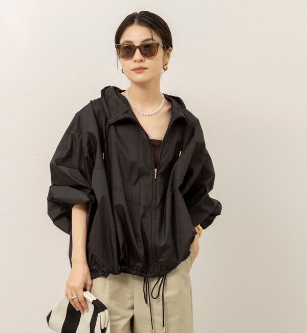 MAQWEL「《セットアップ対応》【MAQWEL/マクウェル】ウォッシャブルシアーブルゾン」|ブルゾン・スタジャン|