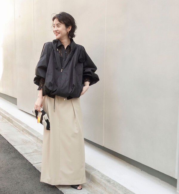 MAQWEL「《セットアップ対応》【MAQWEL/マクウェル】ウォッシャブルシアーブルゾン」|ブルゾン・スタジャン|