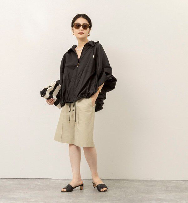 MAQWEL「《セットアップ対応》【MAQWEL/マクウェル】ウォッシャブルシアーブルゾン」|ブルゾン・スタジャン|