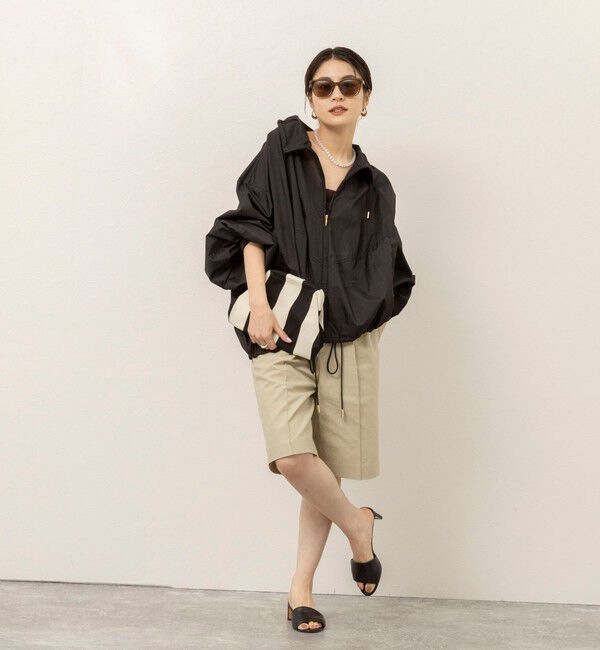 MAQWEL「《セットアップ対応》【MAQWEL/マクウェル】ウォッシャブルシアーブルゾン」|ブルゾン・スタジャン|