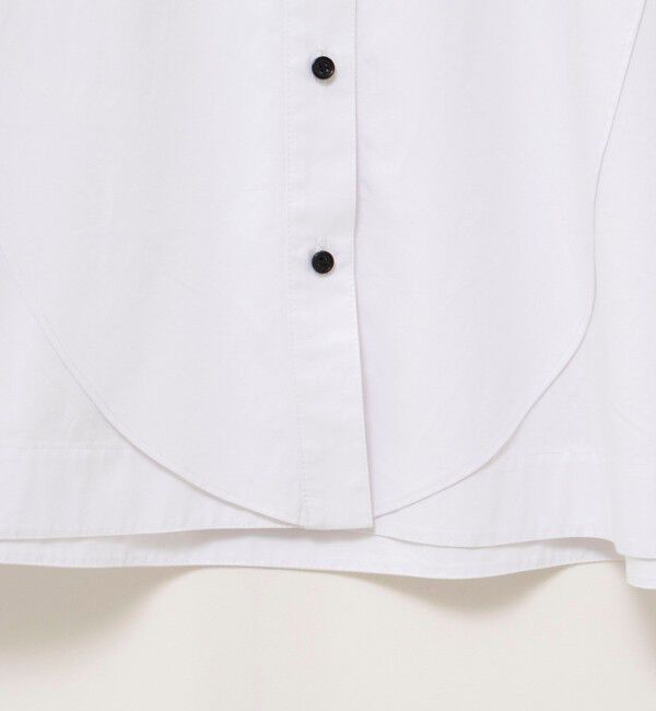 MAQWEL「【MAQWEL/マクウェル】ウォッシャブルバンドカラーラグランシャツ」|シャツ・ブラウス|