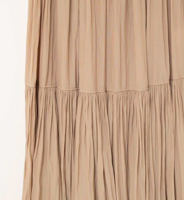 NOLLEY'S「ウォッシャブルカッセンギャザーマキシスカート」|フレア|