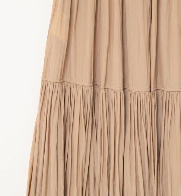 NOLLEY'S「ウォッシャブルカッセンギャザーマキシスカート」|フレア|