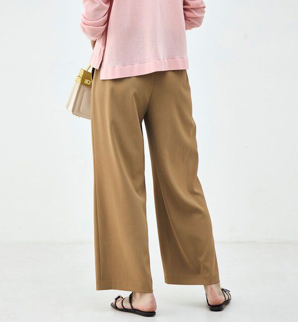 NOLLEY'S「《セットアップ対応》ウォッシャブルイージーツイルセミワイドパンツ」|その他|