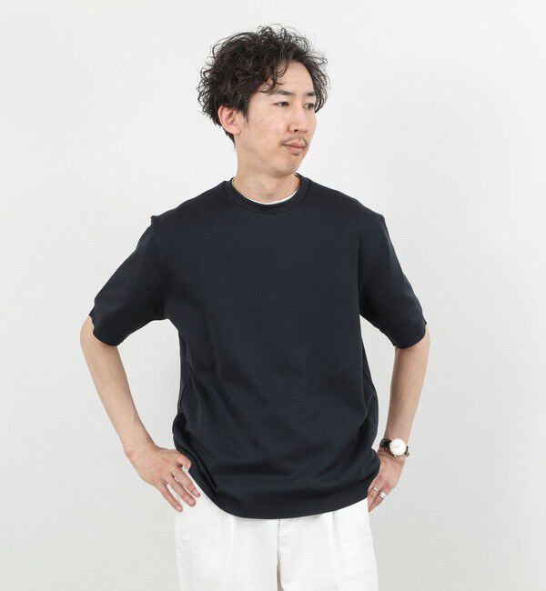 NOLLEY'S goodman「【HERNO】JERSEY KNIT CN ジャージ―ニットクルーネックTシャツ 26SS」|Tシャツ・カットソー|