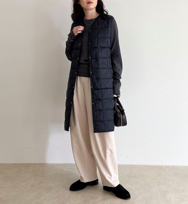 fredy emue「【TAION/タイオン】V NECK LONG DOWN VEST」|ベスト・ジレ|