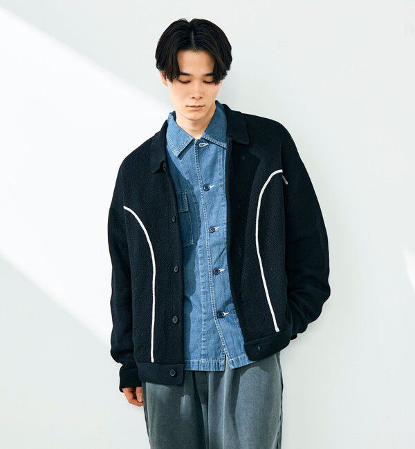 GLOSTER「ウエスタンライン ニットカーディガン」|カーディガン|