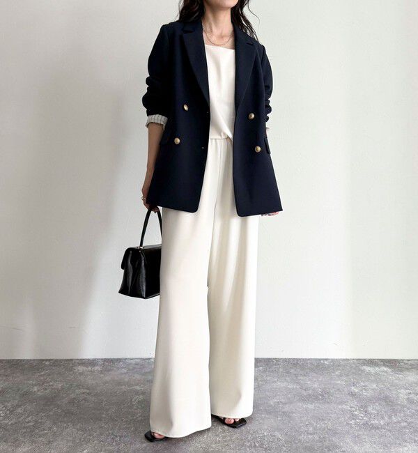 fredy emue「【3サイズ展開/オンオフ使える】ダブルブレストジャケット」|テーラードジャケット|