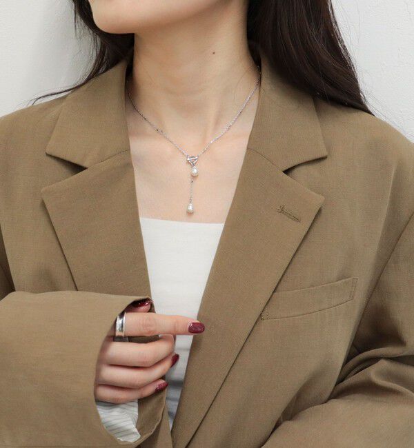 fredy emue「二段パールYネックレス」|ネックレス|