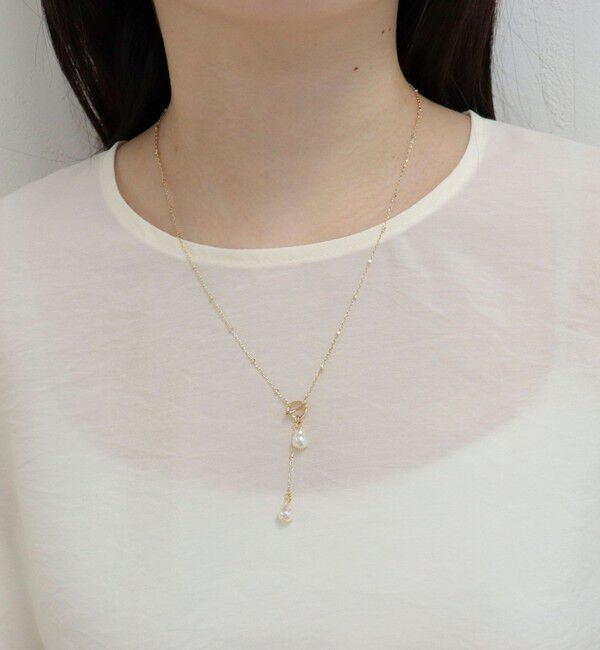 fredy emue「二段パールYネックレス」|ネックレス|