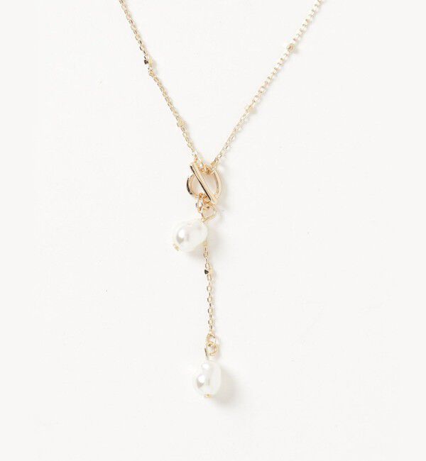 fredy emue「二段パールYネックレス」|ネックレス|