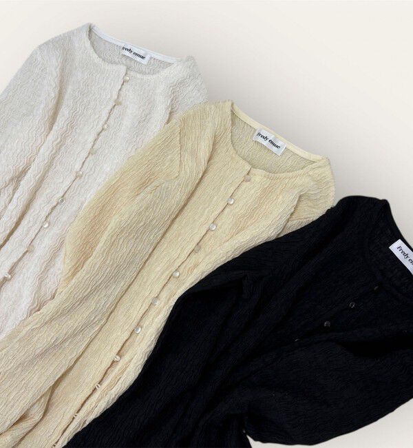 fredy emue「シャーリングカットブラウス」|Tシャツ・カットソー|