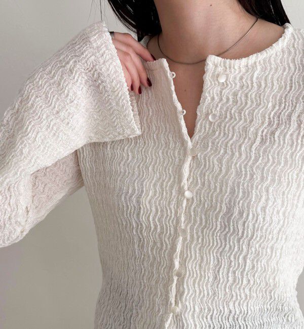 fredy emue「シャーリングカットブラウス」|Tシャツ・カットソー|