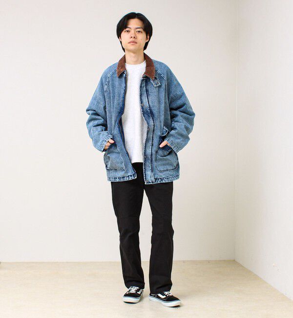 GLOSTER「【ダック地/デニム】衿コール カバーオール」|その他|