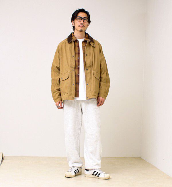 GLOSTER「【ダック地/デニム】衿コール カバーオール」|その他|