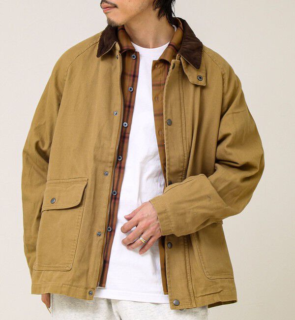 GLOSTER「【ダック地/デニム】衿コール カバーオール」|その他|