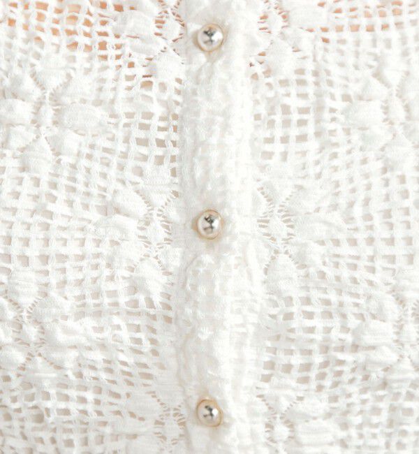 fredy emue「フラワーストレッチレースカーデ」|カーディガン|