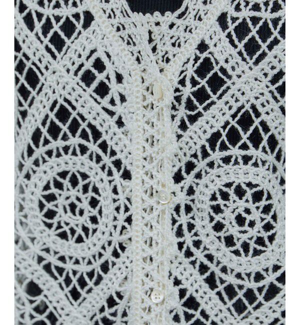 SALON adam et rope'「エンブロイダリーレースジレ」|ベスト・ジレ|