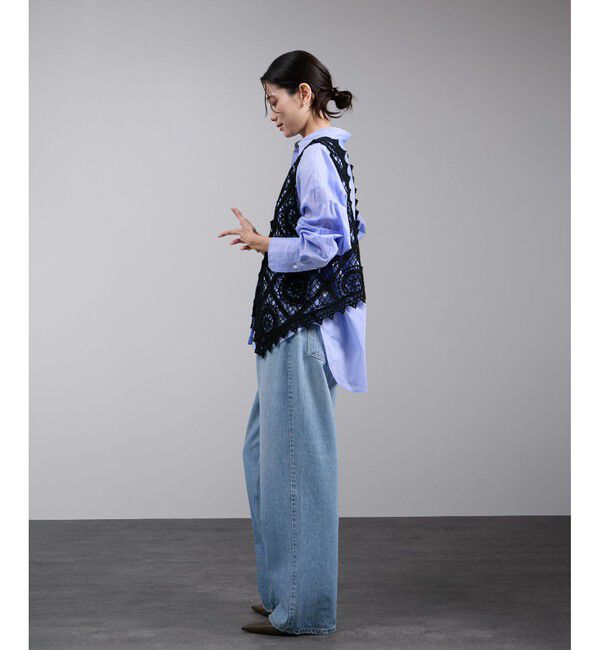 SALON adam et rope'「エンブロイダリーレースジレ」|ベスト・ジレ|