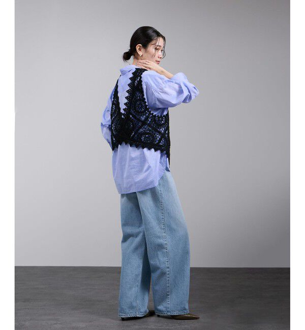 SALON adam et rope'「エンブロイダリーレースジレ」|ベスト・ジレ|