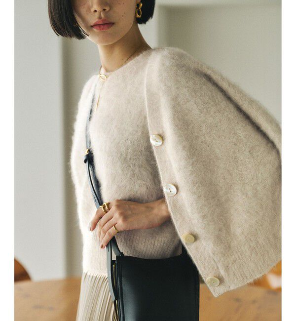 ROPE「フォックスカシミヤニットカーディガン/イージーケア・アンサンブル対応」|カーディガン|ホワイト系(14)