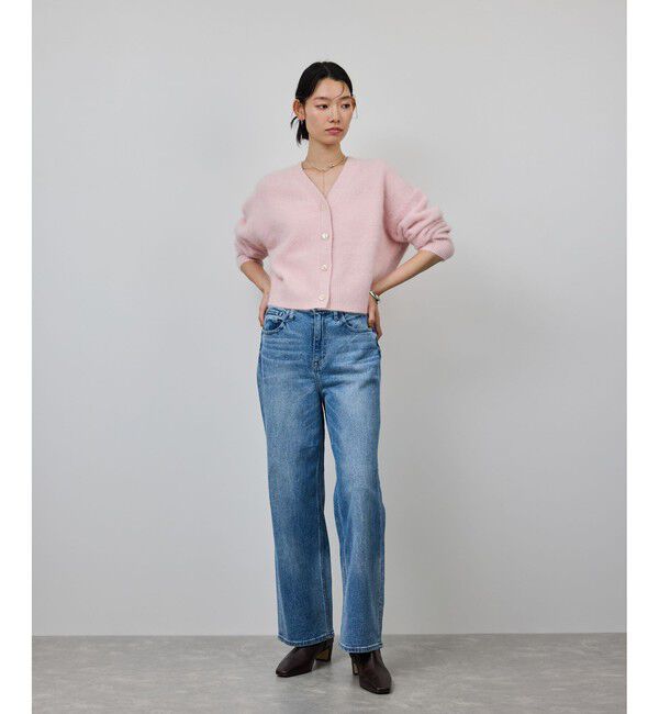 ROPE「フォックスカシミヤニットカーディガン/イージーケア・アンサンブル対応」|カーディガン|