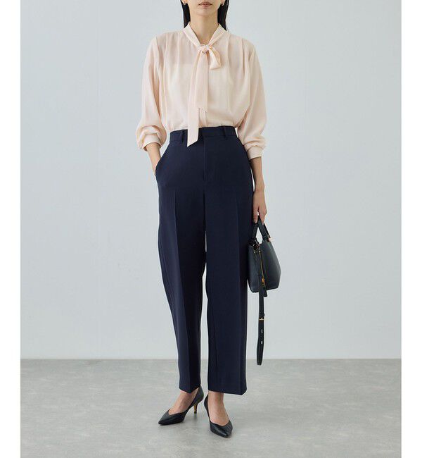 ROPE「ボウタイブラウス/イージーケア・26SS」|シャツ・ブラウス|