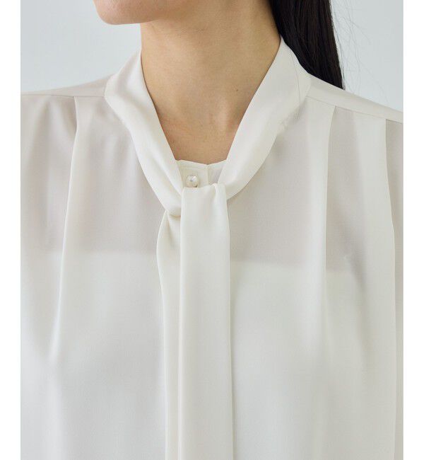 ROPE「ボウタイブラウス/イージーケア・26SS」|シャツ・ブラウス|