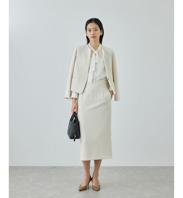 ROPE「ボウタイブラウス/イージーケア・26SS」|シャツ・ブラウス|