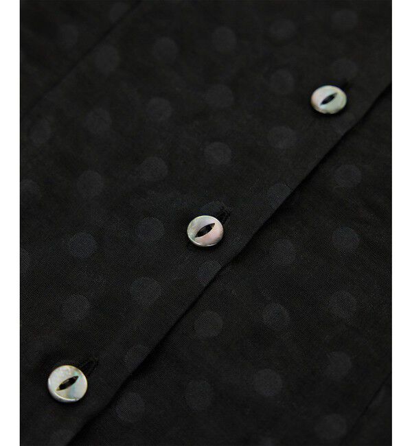 ROPE「【洗える】パフスリーブシアーペプラムブラウス」|シャツ・ブラウス|