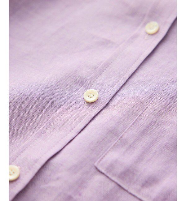 ROPE「リネンシルクコットンシャツ(無地＆ストライプ)/イージーケア・セットアップ対応」|シャツ・ブラウス|