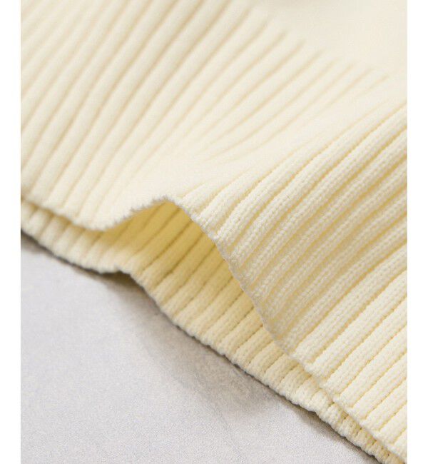 VIS「【WEB限定】フルーツ刺しゅうクルーネックカーディガン」|カーディガン|