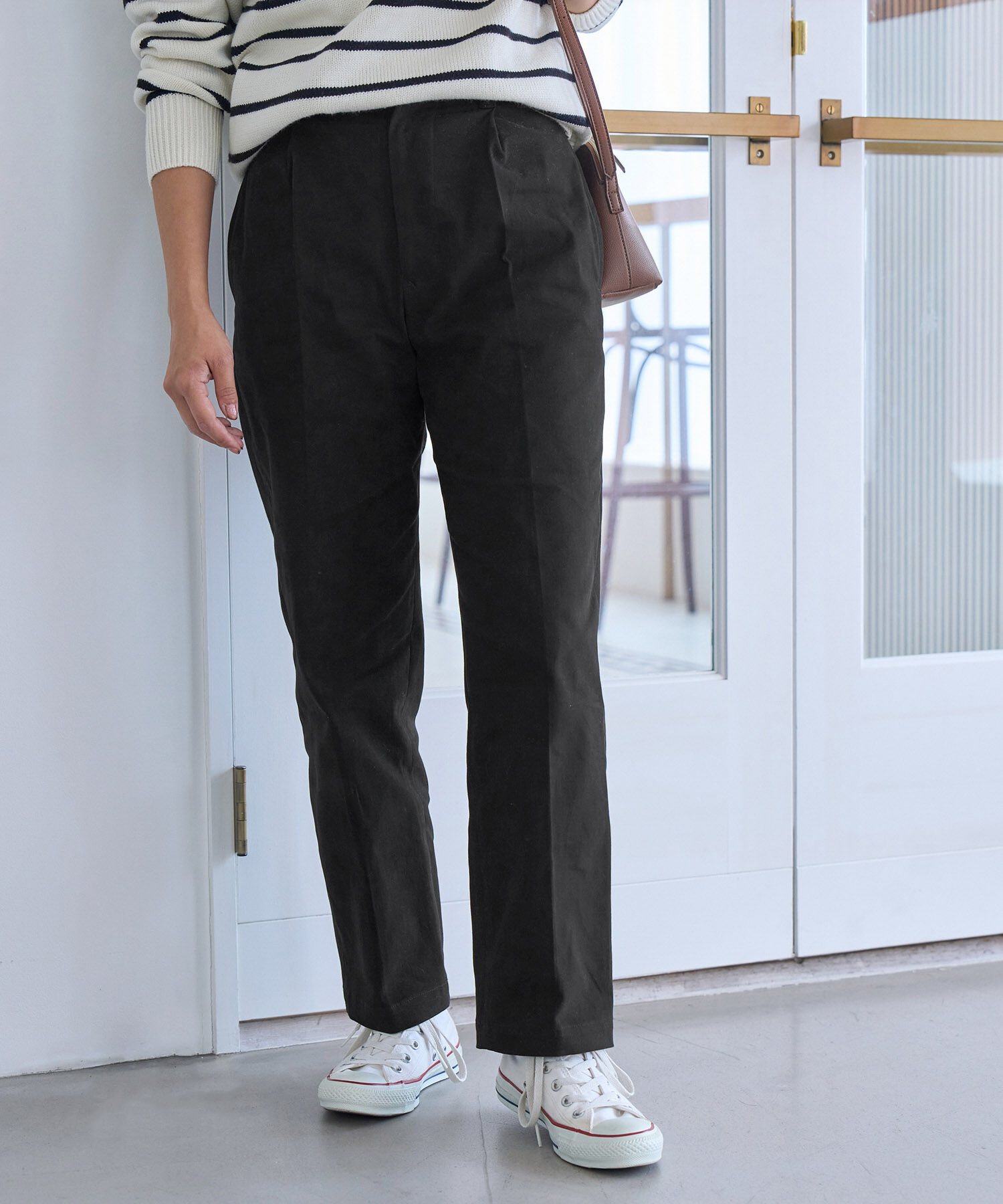 ROPE' PICNIC R「リンクコーデ/綿ストレッチチノパンツ」|チノ|