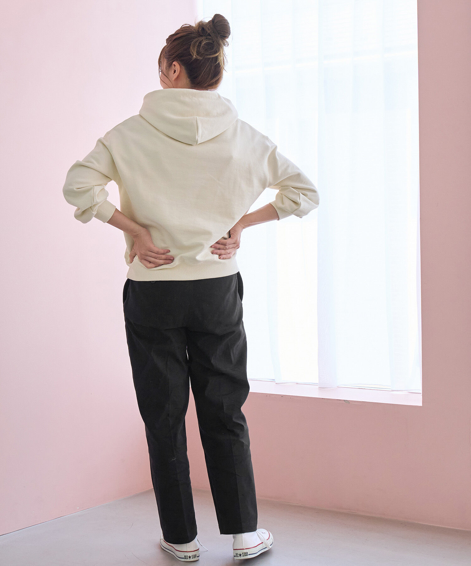 ROPE' PICNIC R「リンクコーデ/綿ストレッチチノパンツ」|チノ|