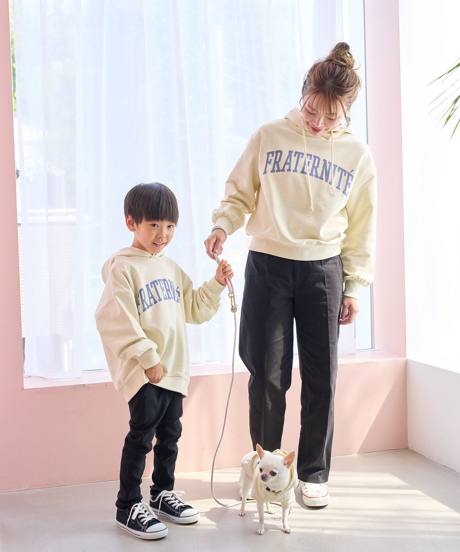 ROPE' PICNIC R「リンクコーデ/綿ストレッチチノパンツ」|チノ|